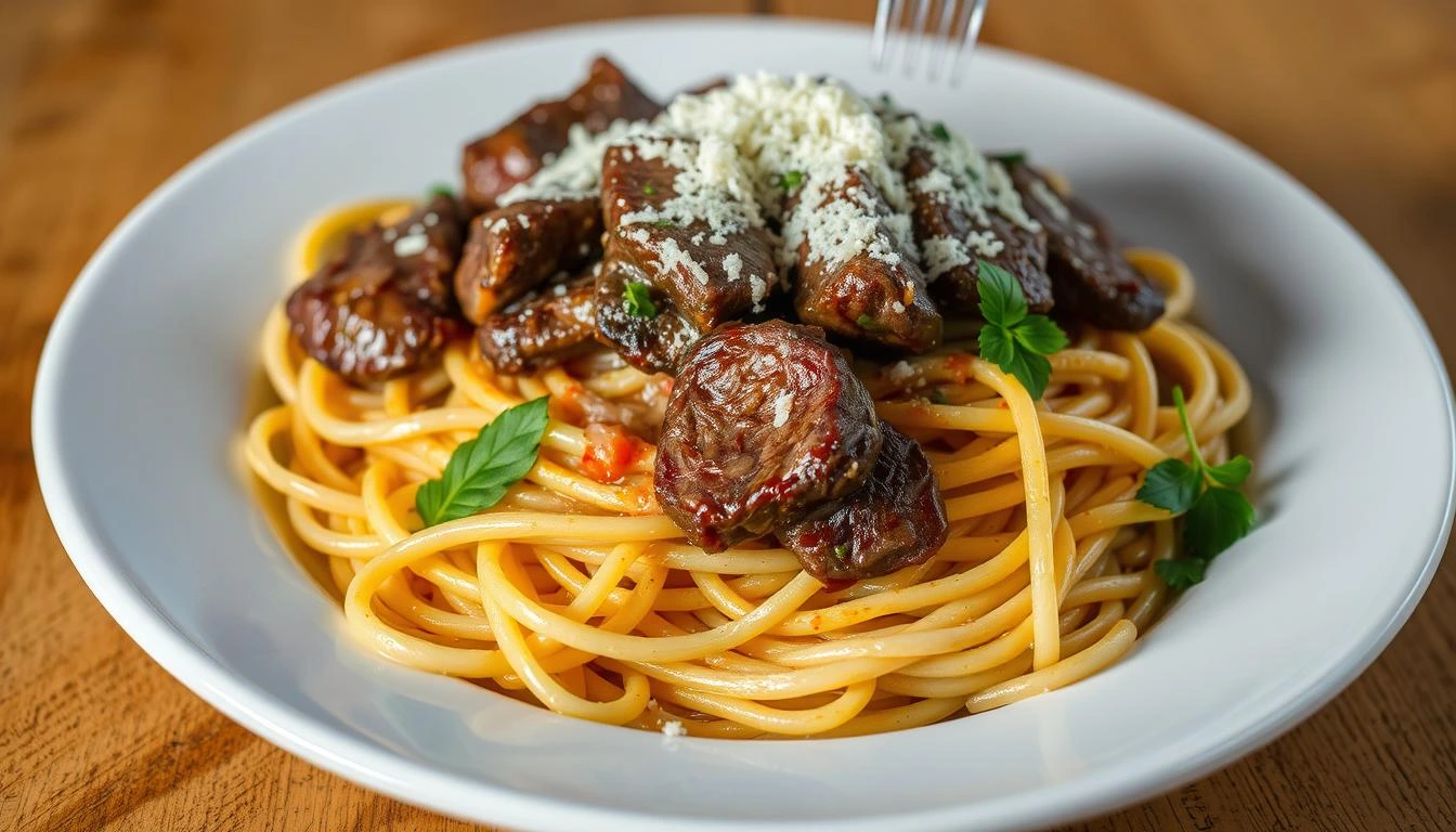 Beef Steak Pasta