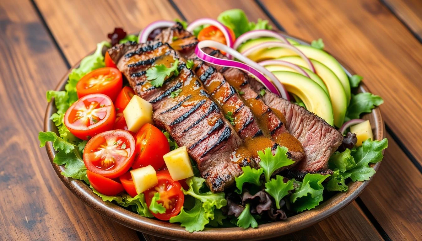 steak salad